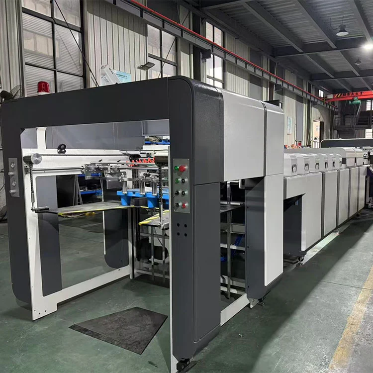 Paper mehe lodi eta UV olio bernizetarako makina automatikoa