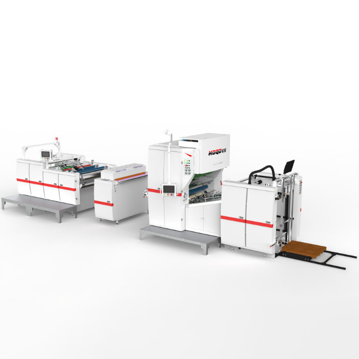 UV ontze automatikoa laminatzeko makina bertikala